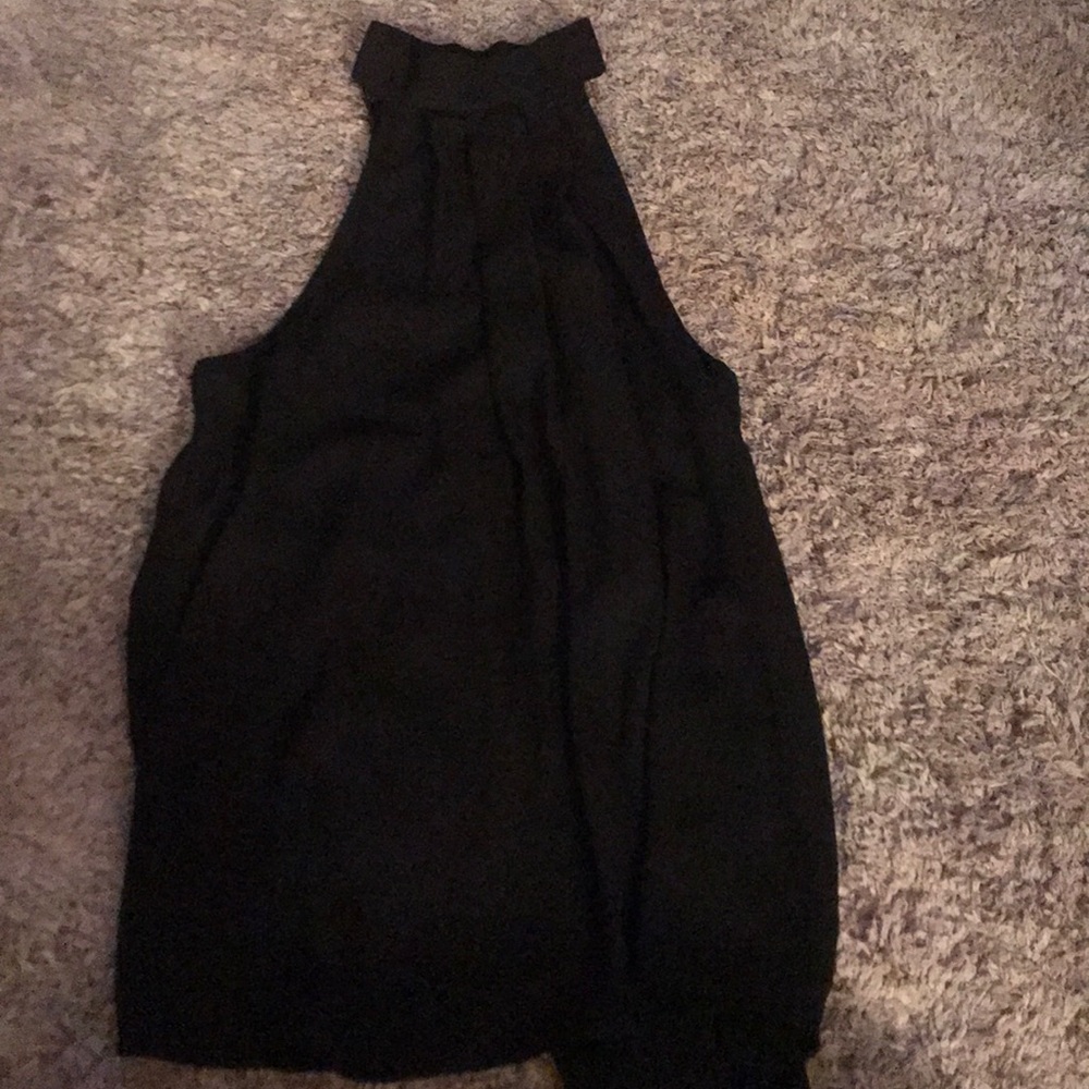 Black halter top